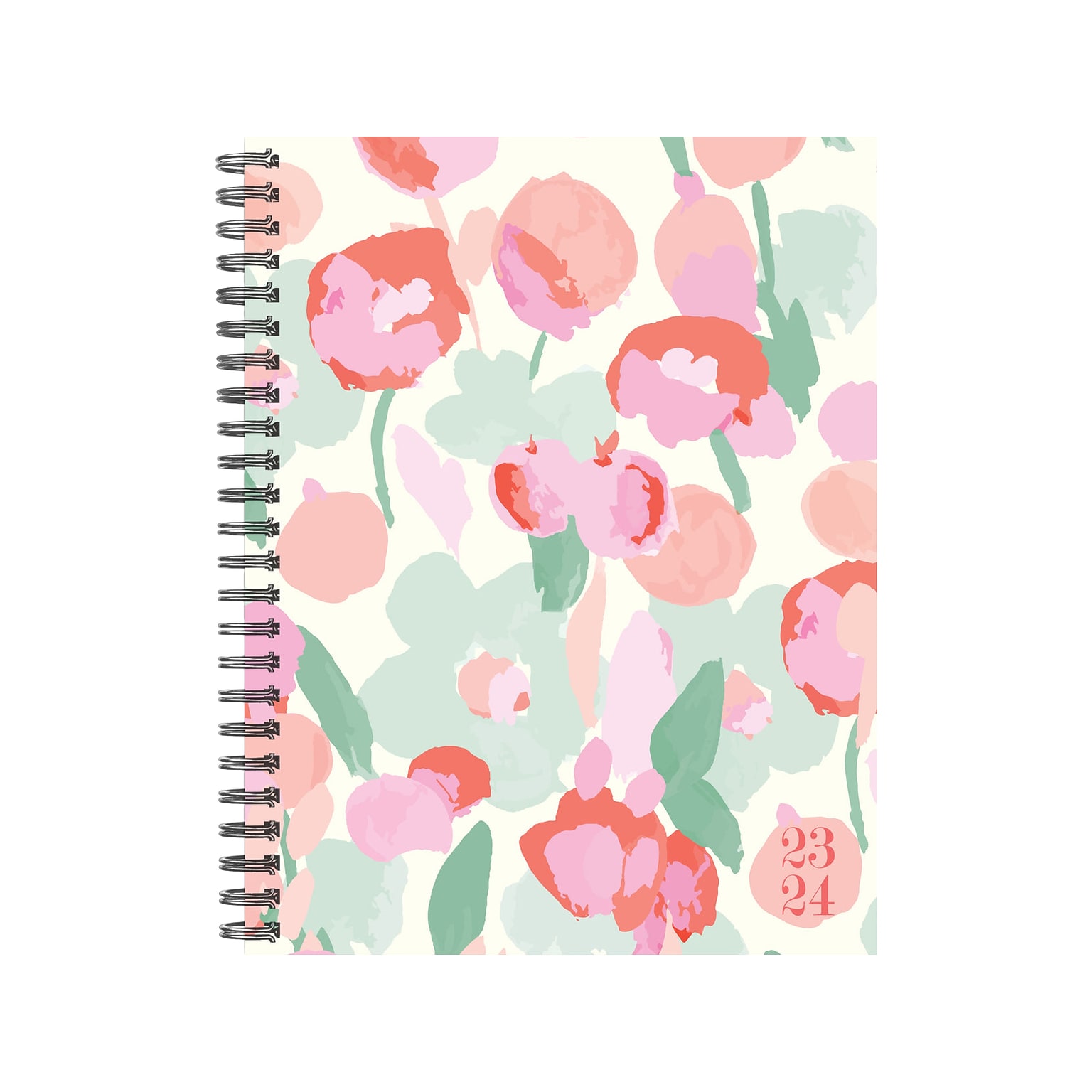 2023-2024 Willow Creek Painted Blossoms 8.5 x 11 Academic Weekly & Monthly Planner, Paperboard Cover, Multicolor (38338)