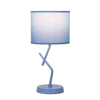 Simple Designs Abstract 17.13 LED Table Lamp, Blue (LT1172-BLU)