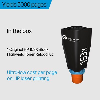 HP 153X Black High Yield Toner Reload Kit (W1530X)