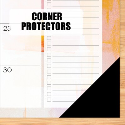 2026-2027 Willow Creek 17" x 12" Academic Monthly Desk Calendar, Abstract Art (64665)