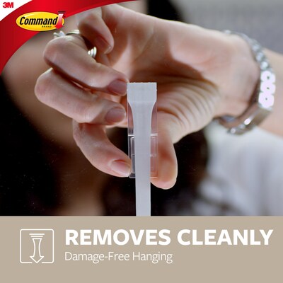 Command Damage Free Large Hook, 5 lb, Brushed Nickel (17053BN)