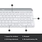 Logitech MK470 Wireless Keyboard and Mouse Combo, Off-White (920-009443)