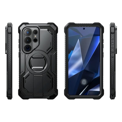 i-Blason Armorbox Rugged Phone Case for Galaxy S26 Ultra, Shock Absorbing, Black (Galaxy2026-S26Ultra-Armorbox-SP-Black)
