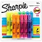 Sharpie Tank Highlighter, Chisel Tip, Assorted, Dozen (25145)