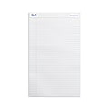 Quill Brand® Standard Series Legal Pad, 8-1/2 x 14, Wide Ruled, White, 50 Sheets/Pad, 12 Pads/Pack