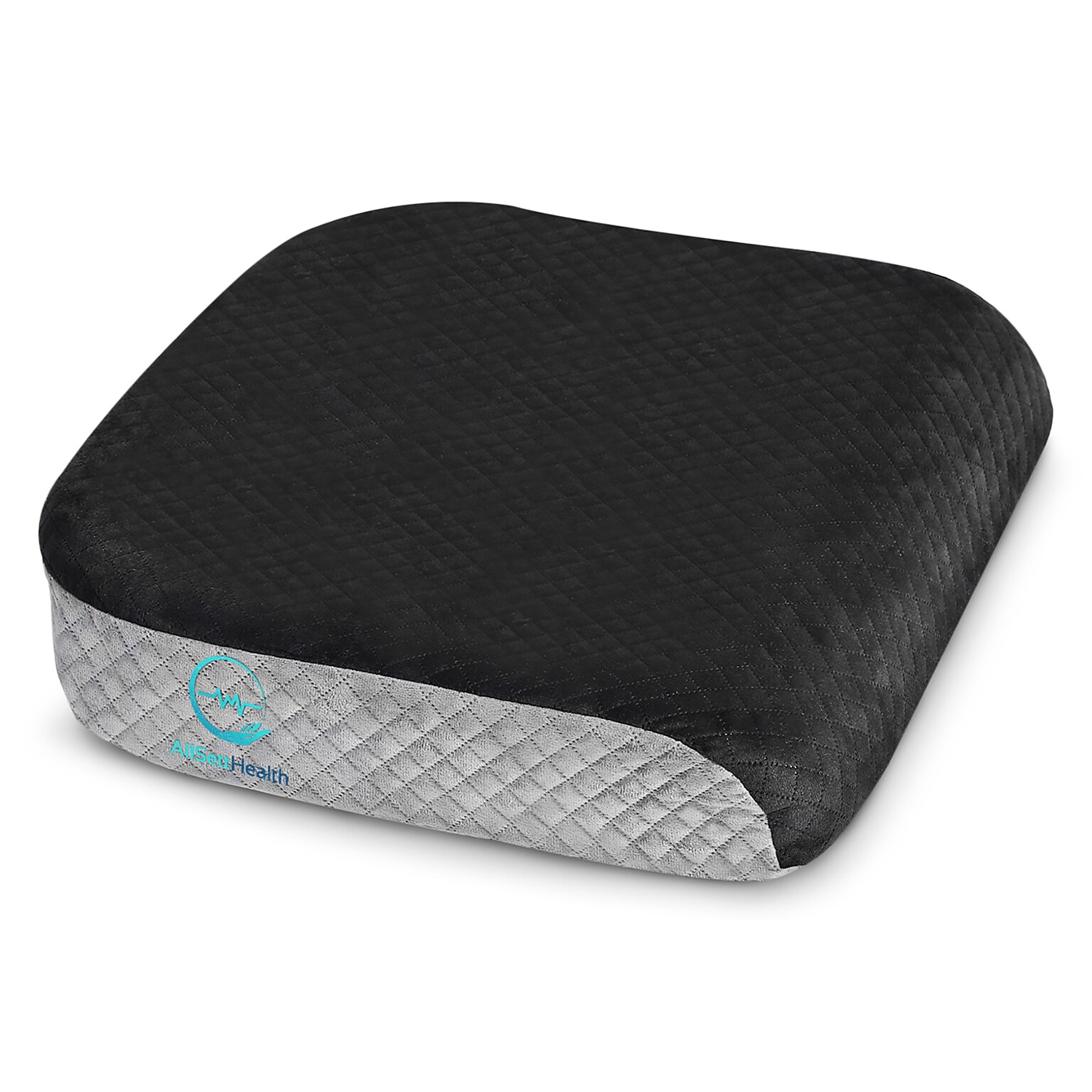 AllSett Health Extra-Large-Seat Computer Chair Cushion, Black (ASH0SC58)