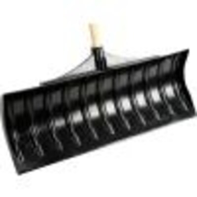 Union Tools 30 Poly Blade Snow Pusher, Wood D-Grip Handle (1602100)