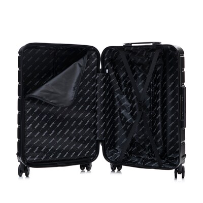 InUSA Trend 34.05" Hardside Suitcase, 4-Wheeled Spinner, TSA Checkpoint Friendly, Black (IUTRE00XL-BLK)