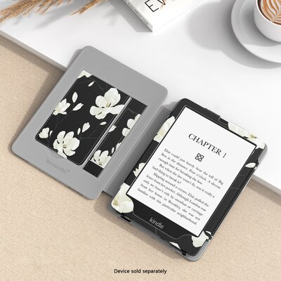SaharaCase Indy TPU 7" Folio Case & Screen Protector for Kindle Paperwhite & Colorsoft, Flower (TB00440-ZD-T70)