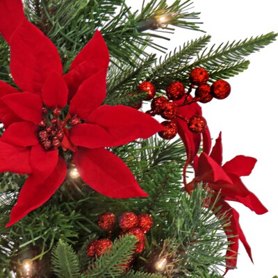 National Tree Company 3' Colonial Fir Slim Tree with Clear Lights (QPECO8-302-30)