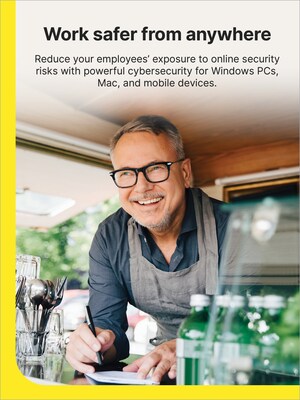 Norton Small Business Premium 2025, Business-Grade Cybersecurity with Antivirus for 10 Devices, 1 Year Subscription