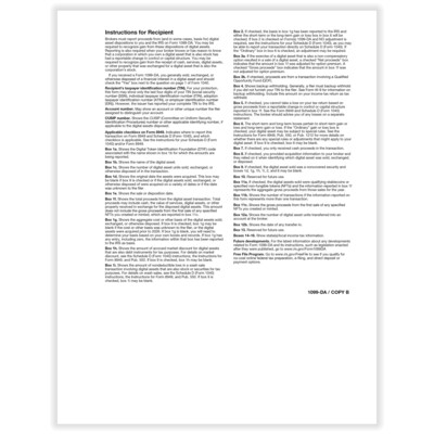 ComplyRight 2025 1099 Tax Form, Copy B, 50/Pack (542150)