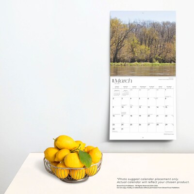 2025 BrownTrout Iowa Wild & Scenic 12" x 12" Monthly  Wall Calendar (9781975474973)