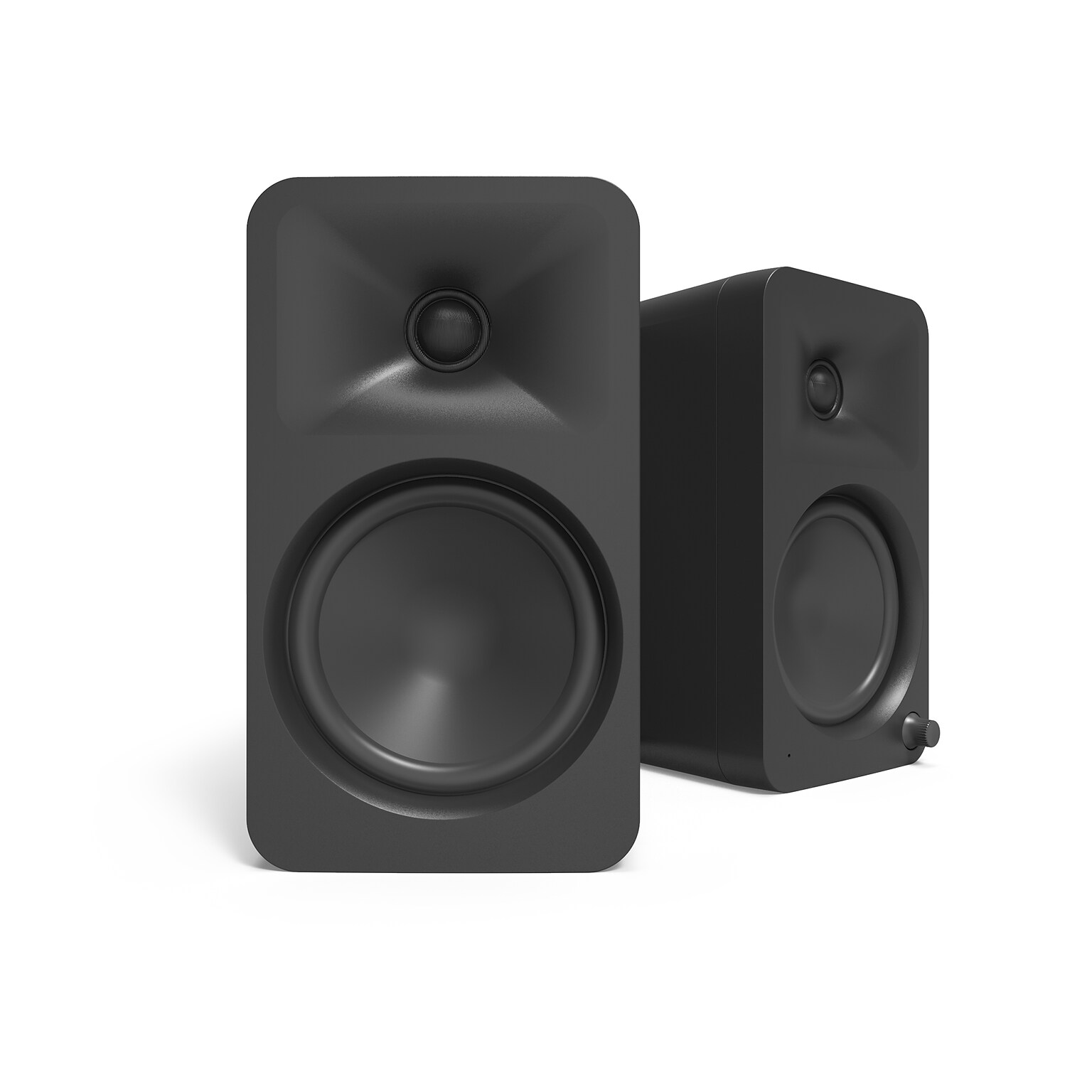 Kanto ORA4 140W Bluetooth Reference Speakers, Black, Pair (ORA4MB)