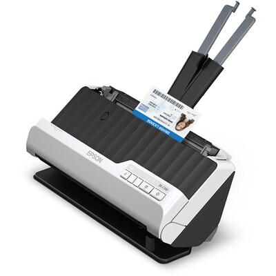 Epson DS-C330 Compact  USB Duplex Document Scanner, Black, White (B11B272201)