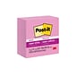 Post-it Super Sticky Notes, 3" x 3", Neon Pink, 90 Sheet/Pad, 5 Pads/Pack (654-5SSNP)