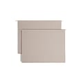 Smead Heavy Duty TUFF Box Bottom Hanging File Folder, 4 Expansion, 1-Tab, Legal Size, Steel Gray, 1