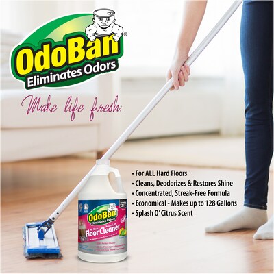 OdoBan Pet Solutions Floor Cleaner, Citrus Scent, 1 Gallon (9361B61-G4)