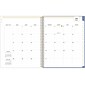 2024-2025 Blue Sky Day Designer Flutter 8.5" x 11" Academic Weekly & Monthly Planner, Plastic Cover, Multicolor (136685-A25)