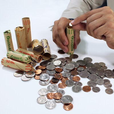 Cassida Coin Roll Wrappers, Multicolored (A-CWAP)