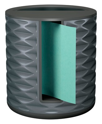 Post-it Pop-up Vertical Dispenser for 3 x 3 Notes, Black/Gray (ABS-330-B)
