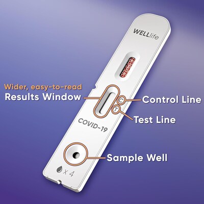 WELLlife COVID-19 Antigen Rapid Home Test, 2/Pack (WL03P0001-2)