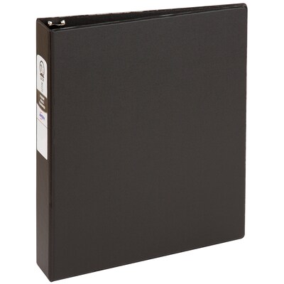 Avery 1 1/2 3-Ring Non-View Binders, Black (03401)