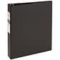 Avery 1 1/2" 3-Ring Non-View Binders, Black (03401)