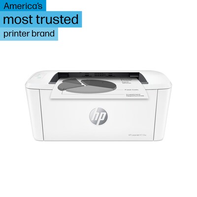 HP LaserJet M110w Wireless Black & White Laser Printer, Perfect for Home Office, Instant Ink eligible (7MD66F)