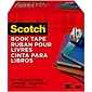 Scotch® Book Transparent Tape,  4 x 15 yds. (845-400)