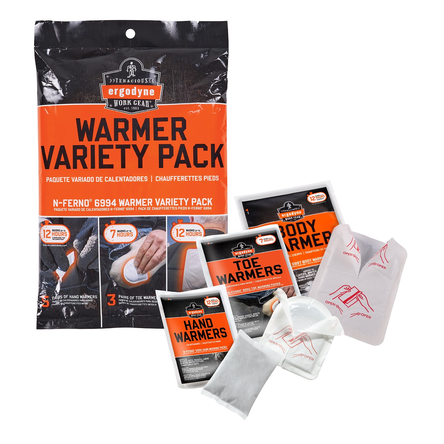 Ergodyne N-Ferno 6994 Warming Variety Pack (16994)