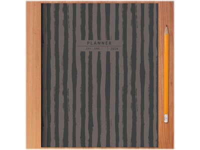 2023-2024 TF Publishing In the Mud 6.5" x 8" Academic Monthly Planner, Paperboard Cover, Brown/Black (AY24-4206)