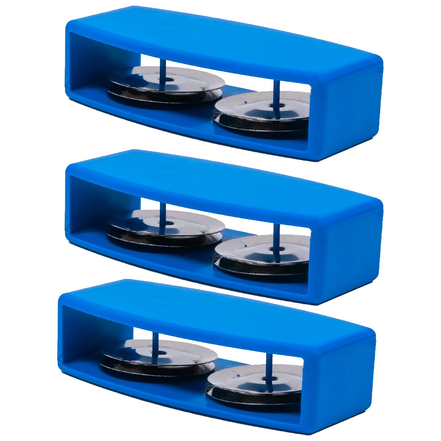 Westco Educational Products Palm Jingle, Blue, Pack of 3 (WEPTA7203BL-3)