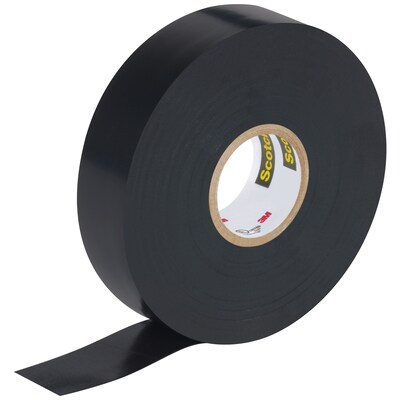 3M Super 88 Vinyl Electrical Tape, 0.75 x 66, Black, 10/Carton (T96408810PK)