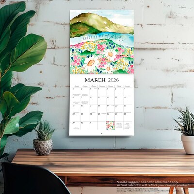 2026 BrownTrout Faith 12" x 12" Monthly Wall Calendar (9781773728698)
