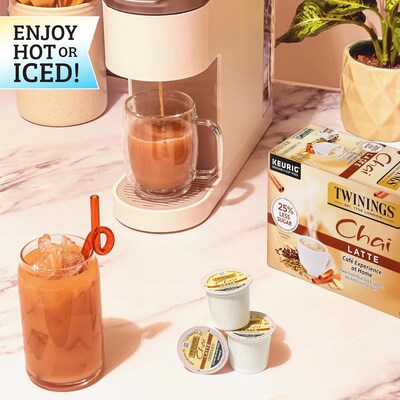 Twinings Chai Latte Black Tea, Keurig® K-Cup® Pods, 22/Box (TNA78919)