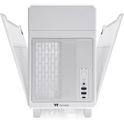 Thermaltake TR100 Mini ITX Mini-Tower Chassis Computer Case, Snow (CA-11A-00S6NN-00)