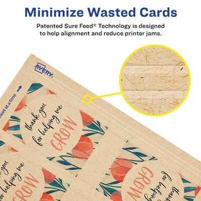 Avery 3" Blank Pricing & Merchandise Tags, Kraft Brown, 80/Pack (19479394066)