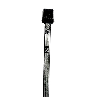 ProBrand 4" Heat-Stabilized UV-Resistant Nylon 6/6 Cable Ties w/18-lbs. Tensile Strength, Black, 1,000/Pack (CABTIEHS418BL)