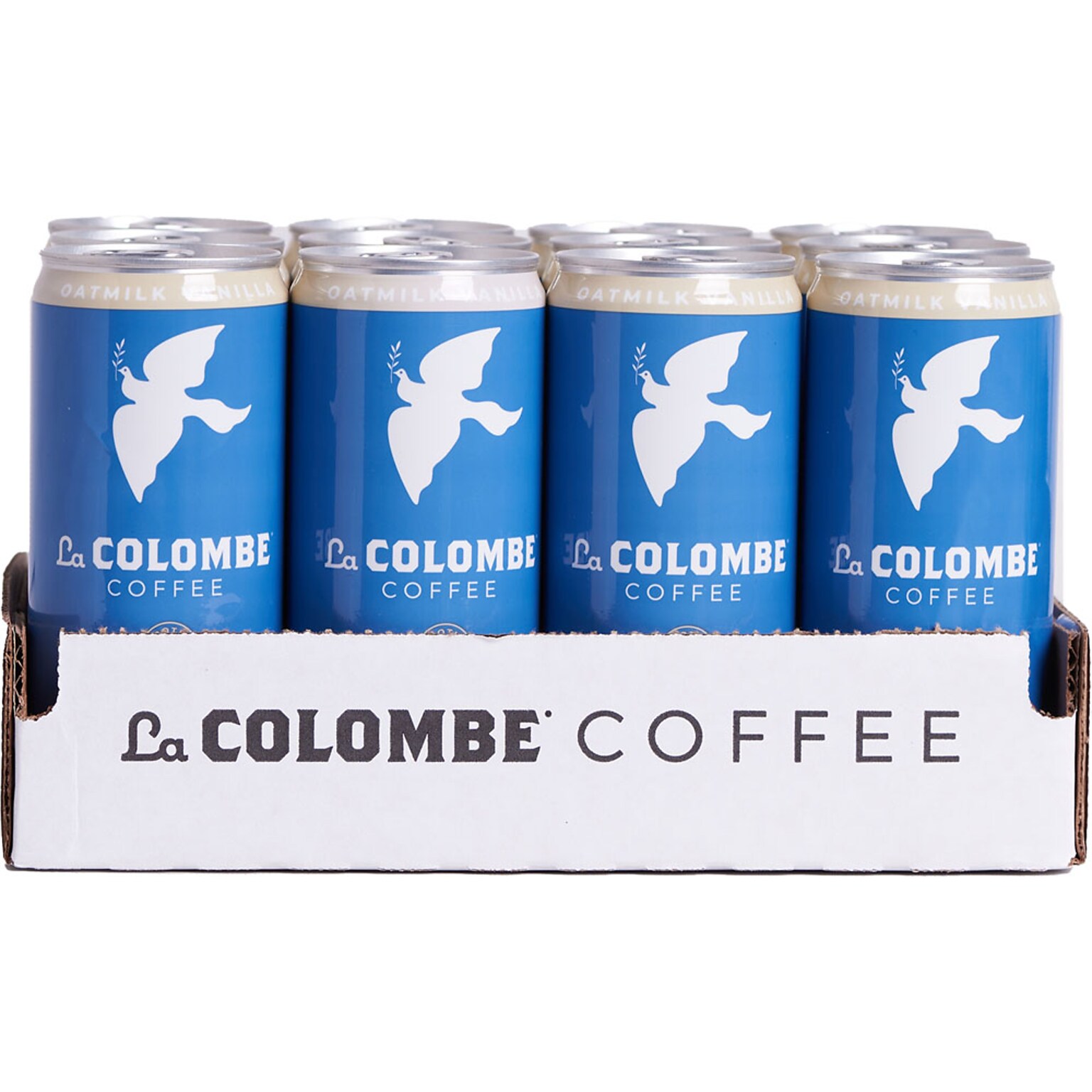 La Colombe Draft Oatmilk Vanilla Latte Caffeinated Cold Brew Coffee, Medium Roast, 9 oz., 12/Carton (LCT02584)