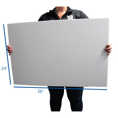 Flipside Foam Board, 24" x 36", White, 10/Pack (24360-10)
