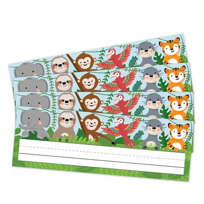 Creative Teaching Press Jungle Friends Name Plates, 36/Pack, 6 Packs (CTP10939-6)