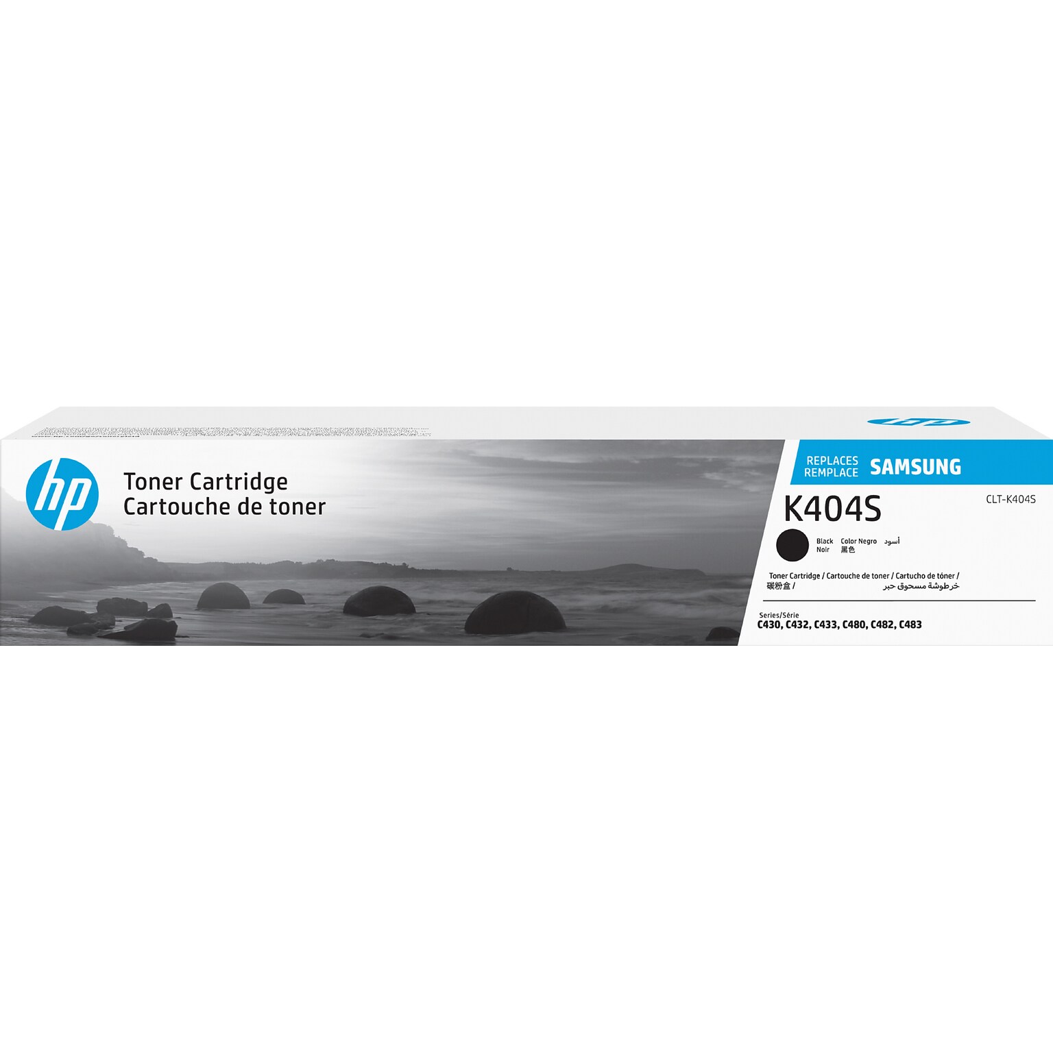 HP K404S Black Standard Yield Toner Cartridge, Prints Up to 1,500 Pages (SU104A)