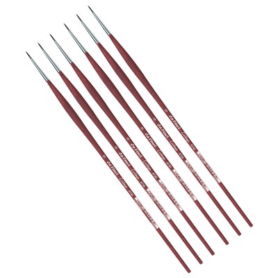 da Vinci COLLEGE Oil and Acrylic Synthetic Student Round Brush, 6 Brushes/Pack (DVXVA87300-6)