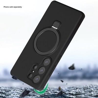 SaharaCase Venture Phone Case with for Galaxy S25 Ultra, Shock Absorbing, Scorpion Black (CP00761)