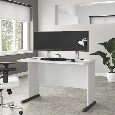 Bush Business Furniture Studio A 48W Computer Desk, White (SDD248WH)