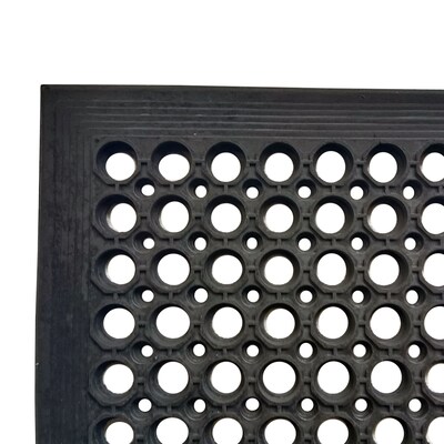 Floortex Doortex Open-Top Anti-Fatigue Mat, 60 x 40, Black (NREMFLRU0106)