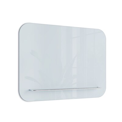 U Brands Magnetic Glass Dry-Erase Board, 23 x 17 (4759U00-01)