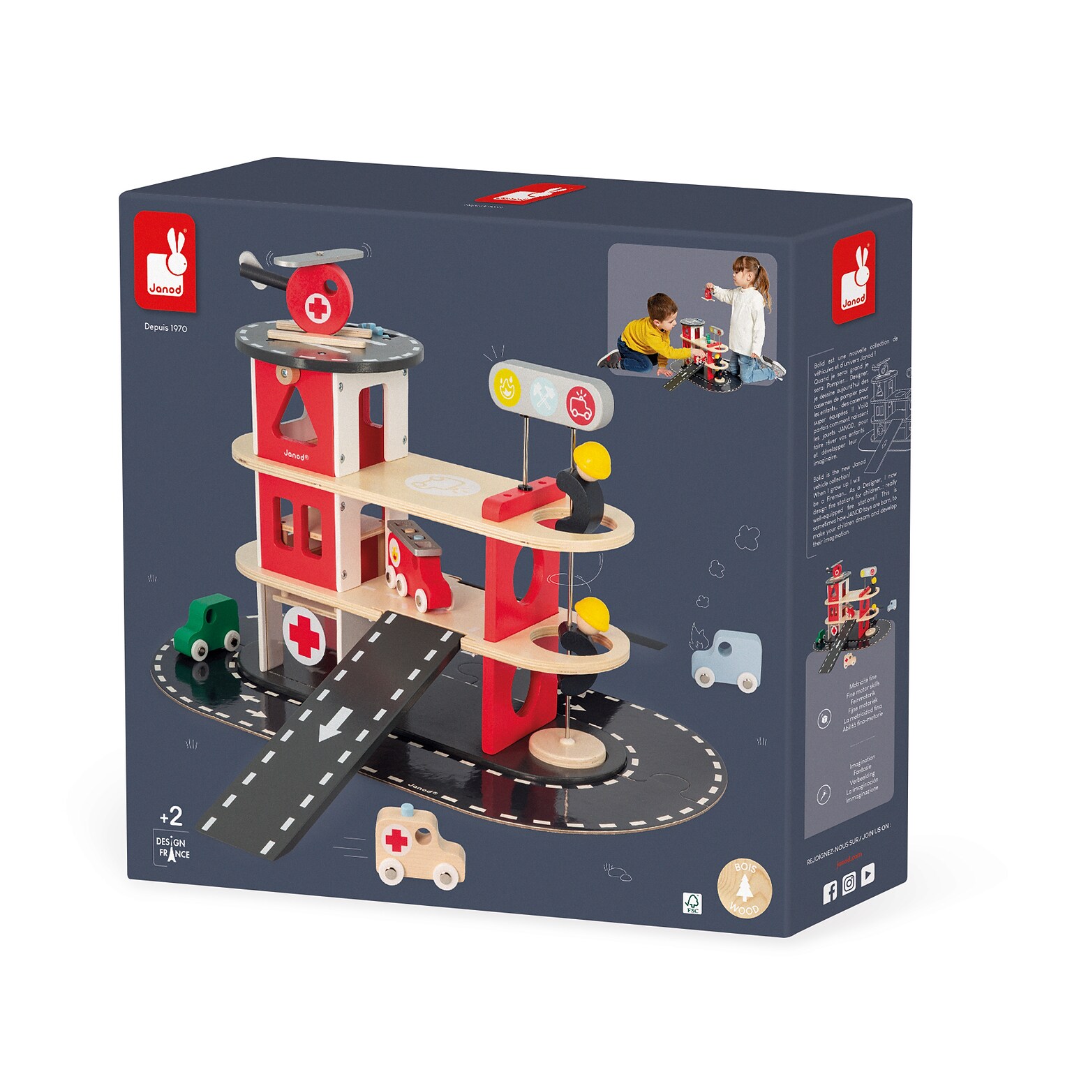 Janod Fire Department Car Circuit (JND04639)