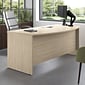 Bush Business Furniture Studio C 72"W Bow Front Desk, Natural Elm (SCD172NE)